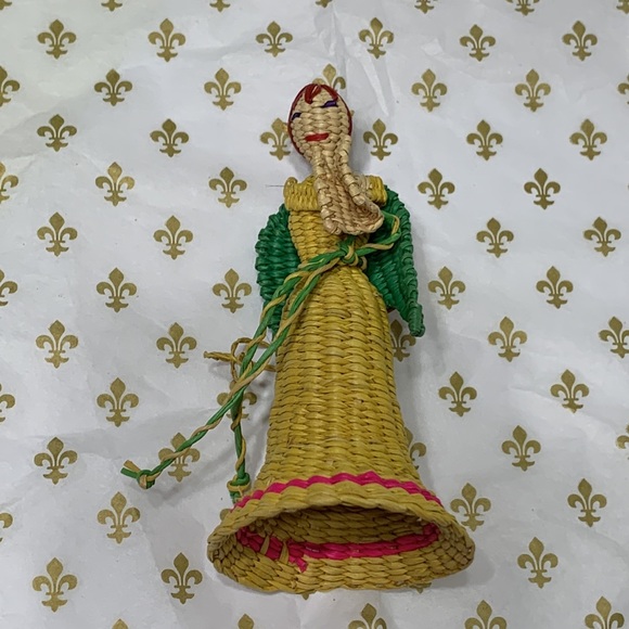 Straw woven doll Angel ornament - Picture 4 of 11